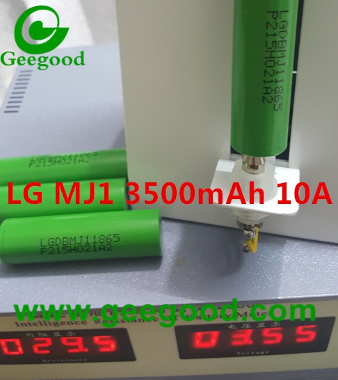 Original  LG MJ1 3500mAh 10A INR18650MJ1 power battery cell